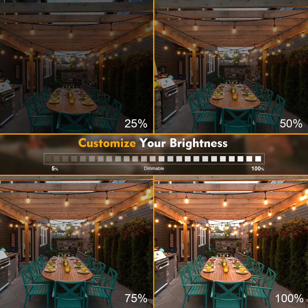 GvvooHome iluminación LED 2200K mostrando tono cálido y ambiente