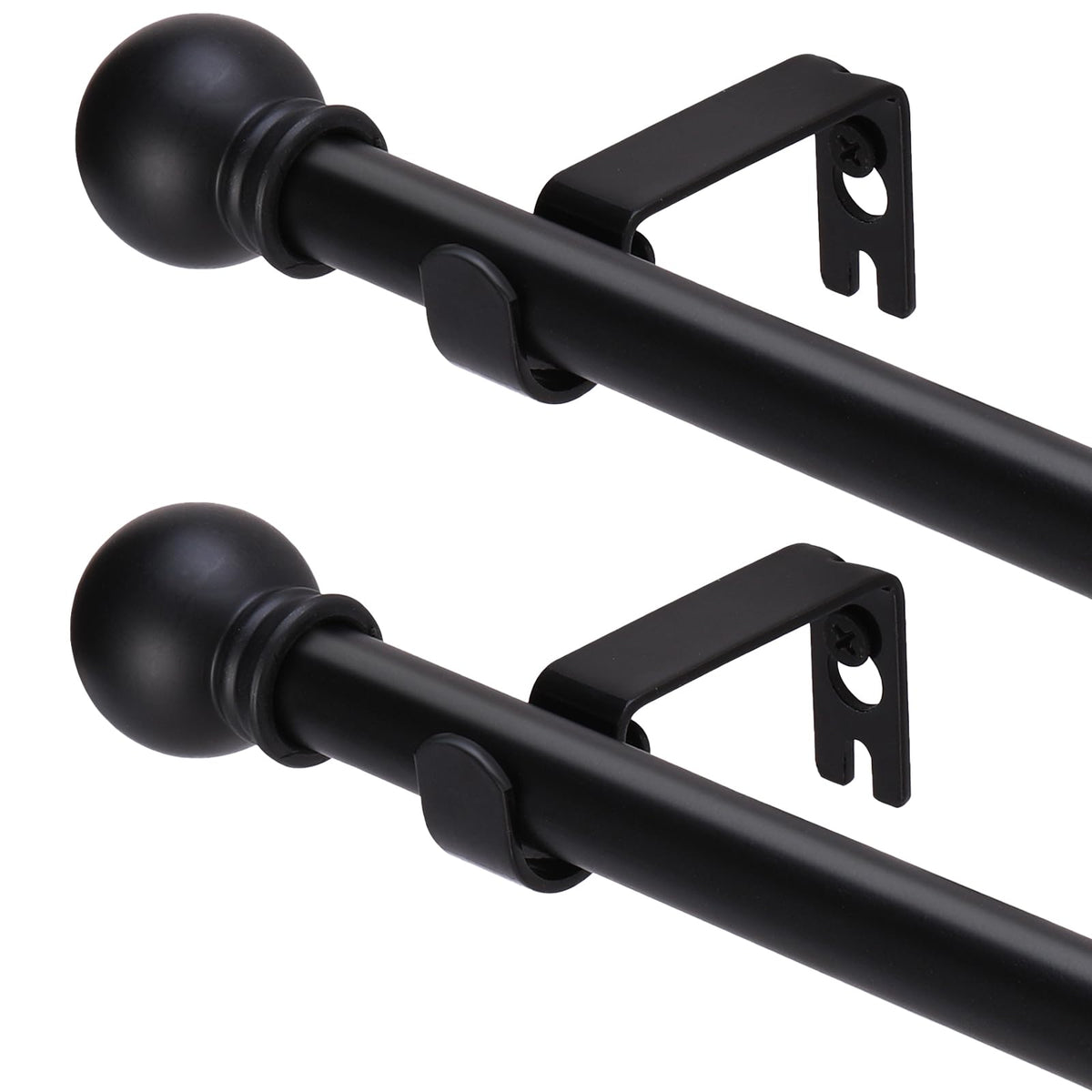 GXOACKJ barras frontal pack mostrando doble set para ventanas, acabado elegante