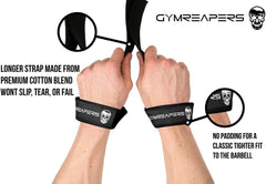 Gymreapers primer plano del neopreno acolchado que aporta comodidad