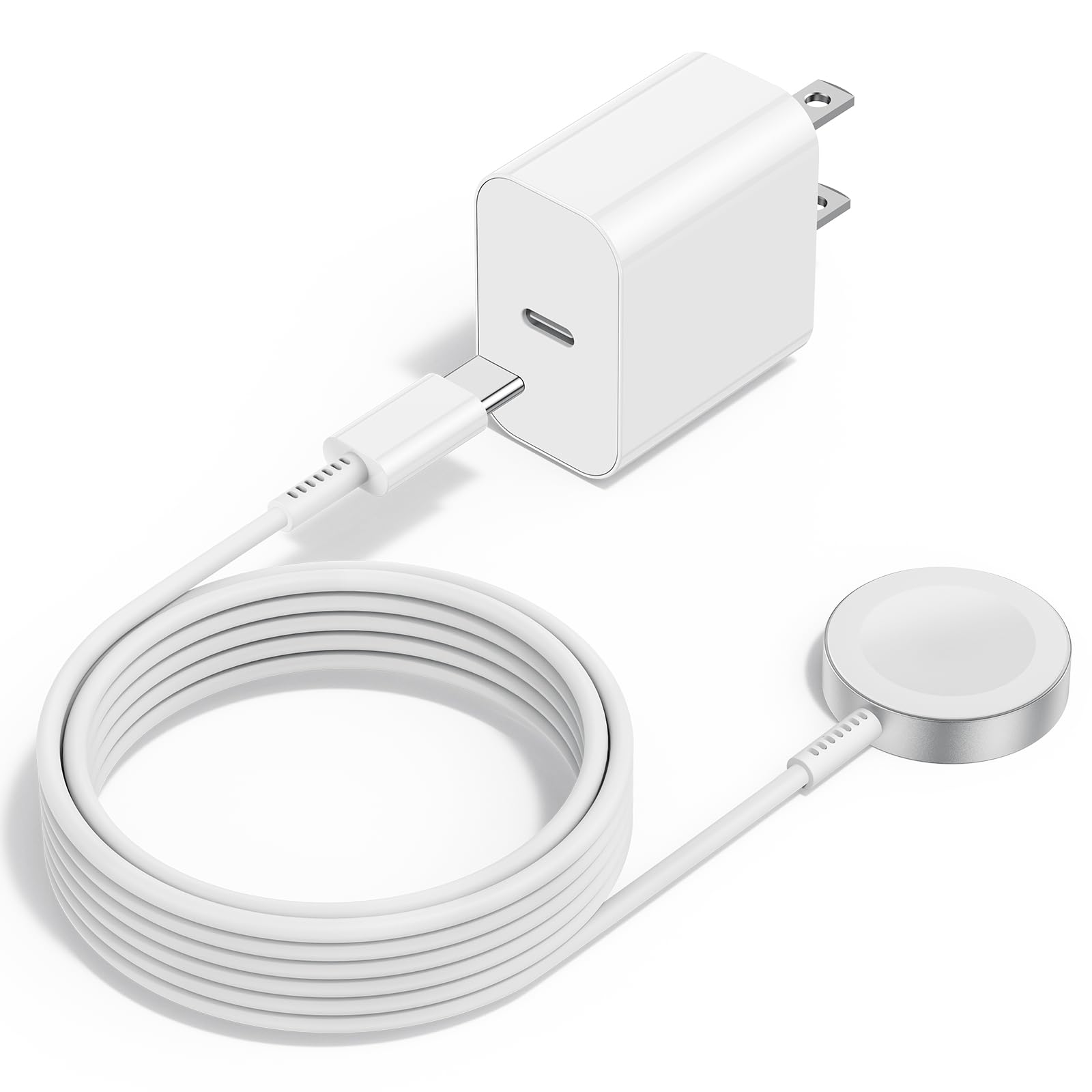 Gyusity vista frontal del pack con cargador y adaptador 20W para llevar