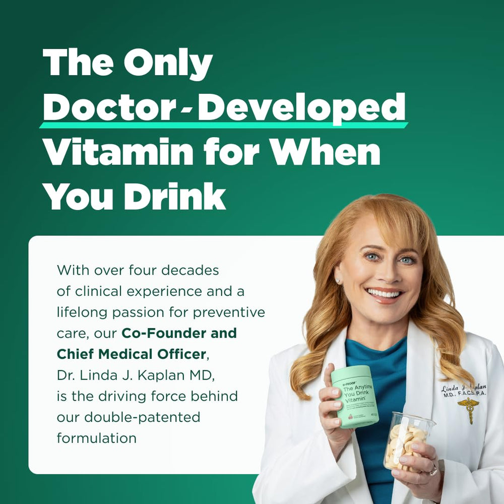 H-PROOF person chewing tablet in lifestyle scene showing discreet convenient use