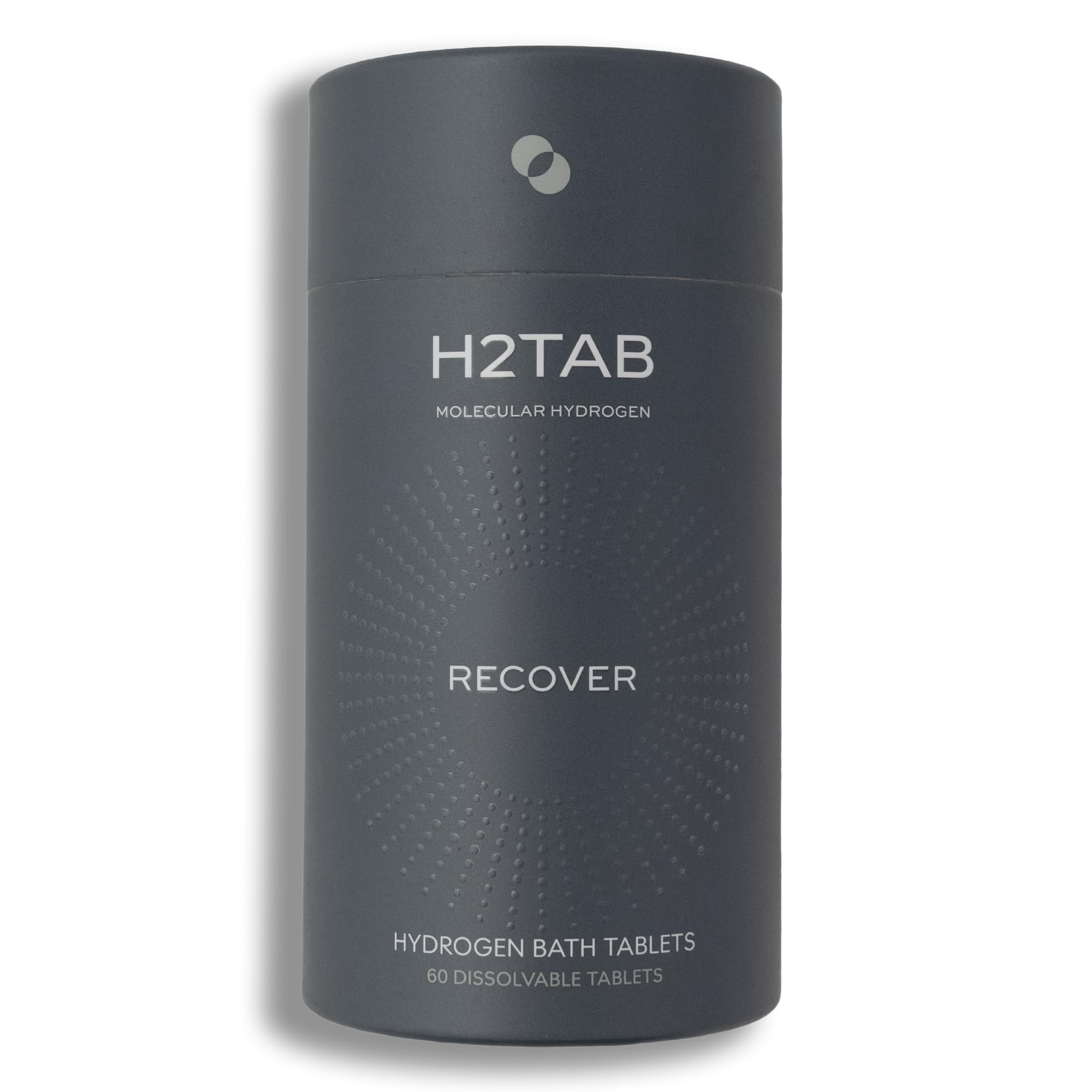 H2TAB envase frontal mostrando 60 tabletas y etiqueta clara para identificación rápida