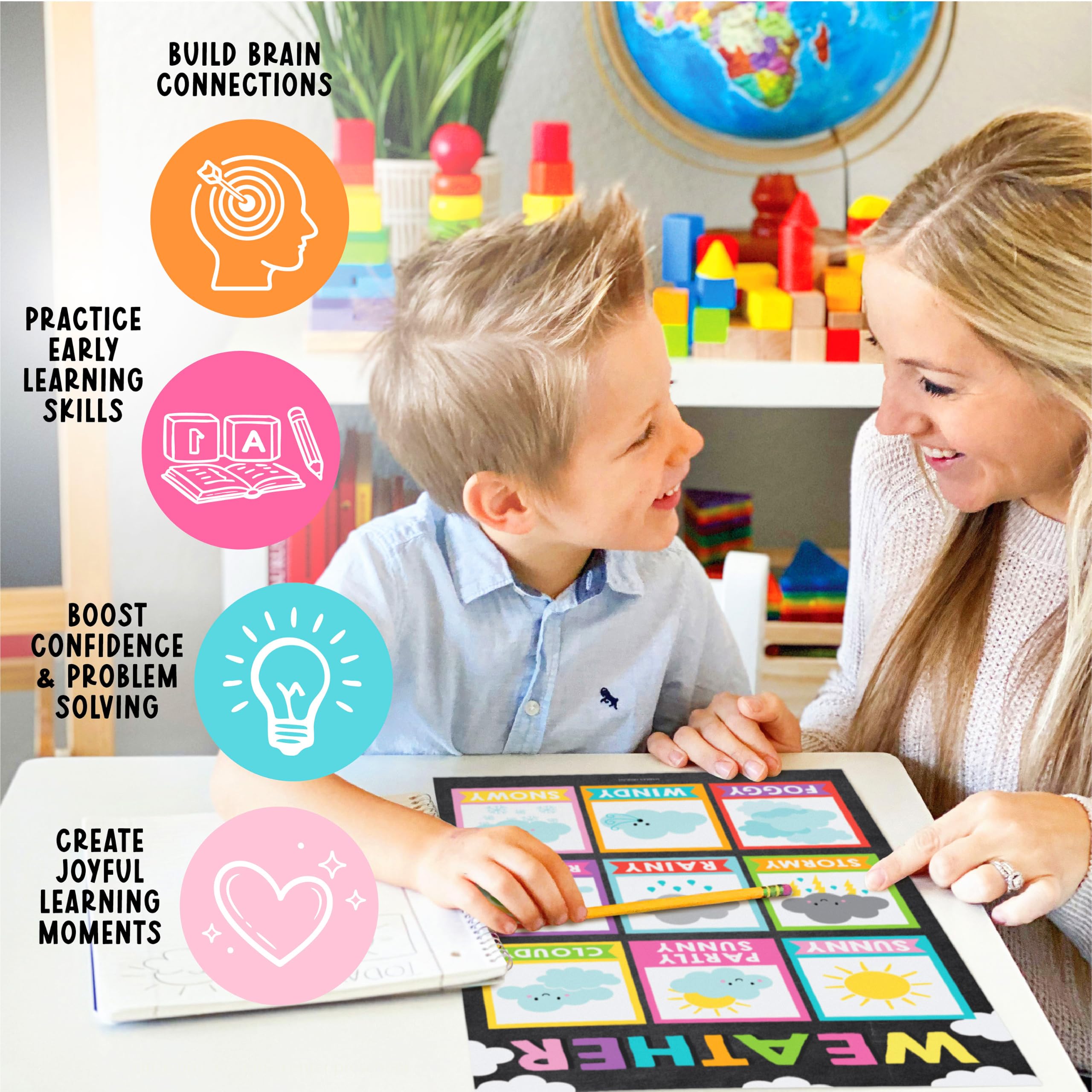 Hadley Designs comparación de tamaño con manos, muestra formato apto para niños