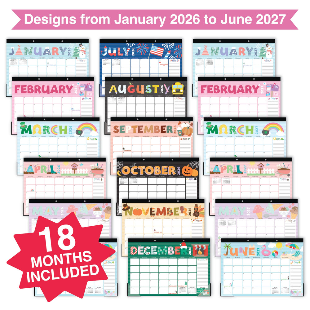 Hadley Designs esquinas protectoras que alargan la vida útil del calendario