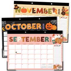Hadley Designs vista frontal del calendario grande, organización clara y atractiva