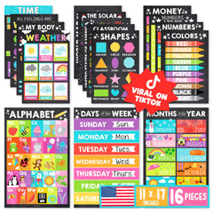 Hadley Designs conjunto frontal de pósters, muestra colores llamativos y durabilidad