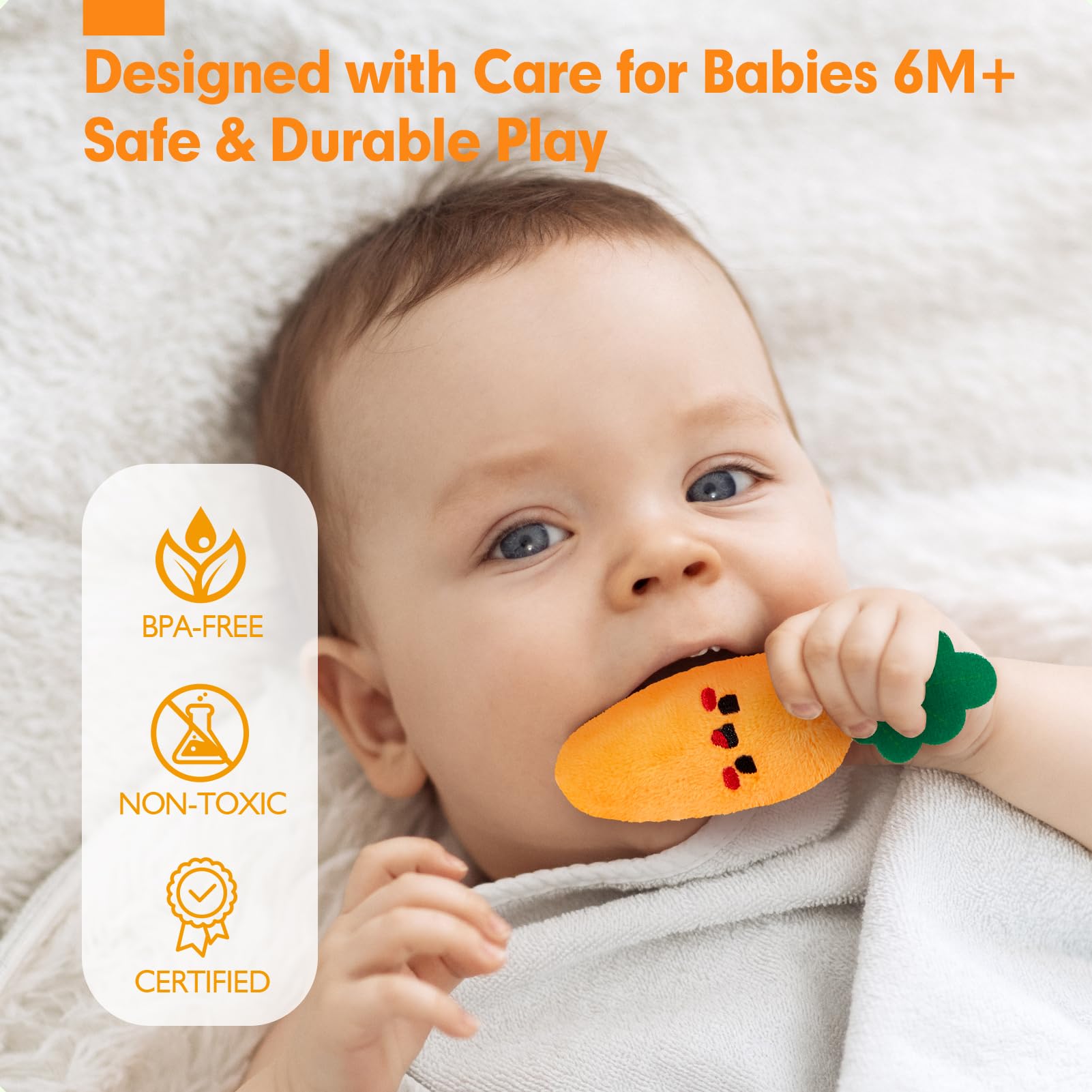 hahaland mirror feature image with baby-safe mirror encouraging visual self-recognition