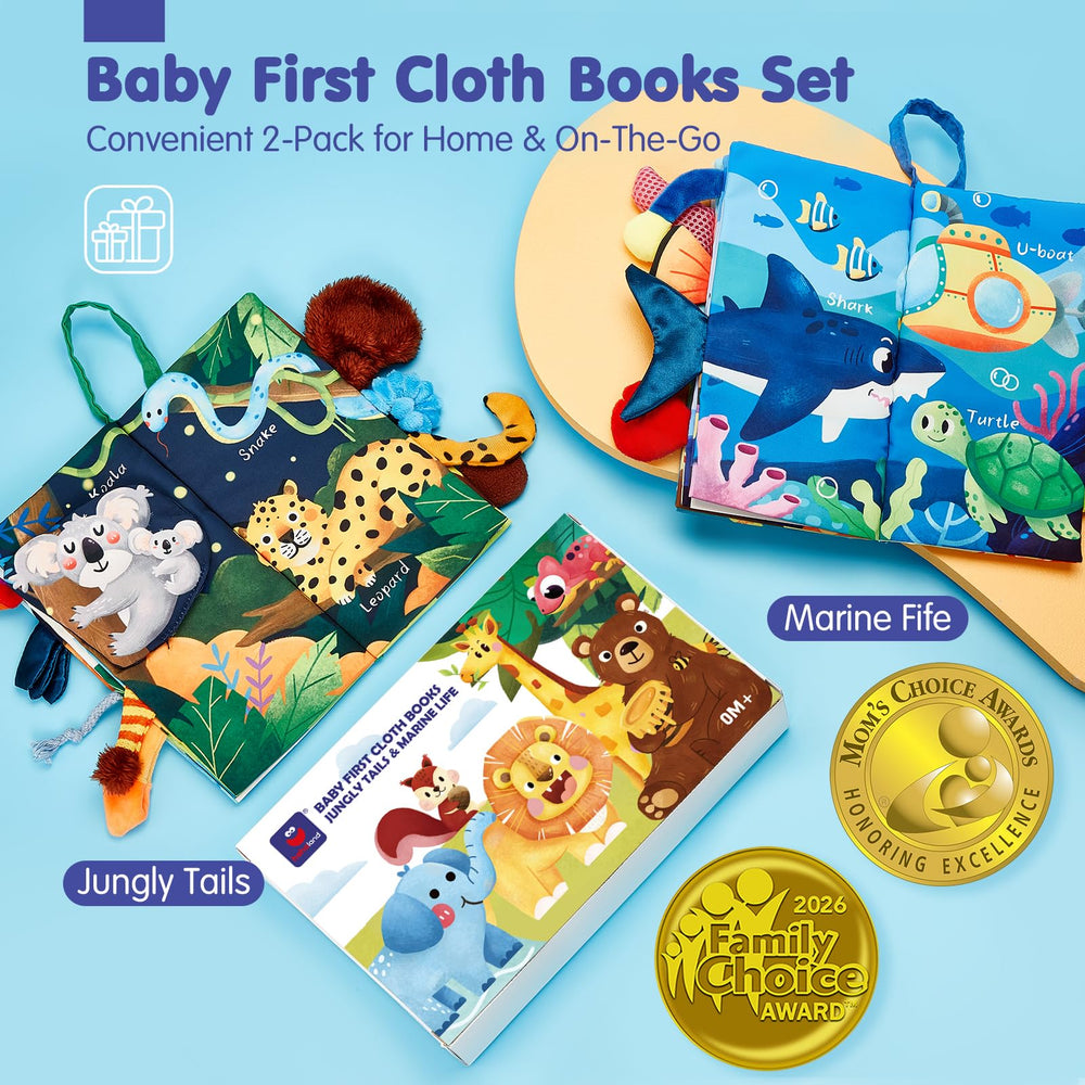 hahaland open pages detail revealing high-contrast illustrations to stimulate baby vision