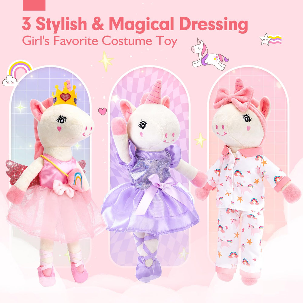 hahaland unicorn accessories detail demonstrating easy-to-use fasteners for independence