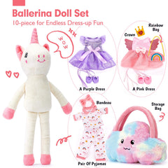hahaland unicorn close-up of face highlighting stitched features and safe materials