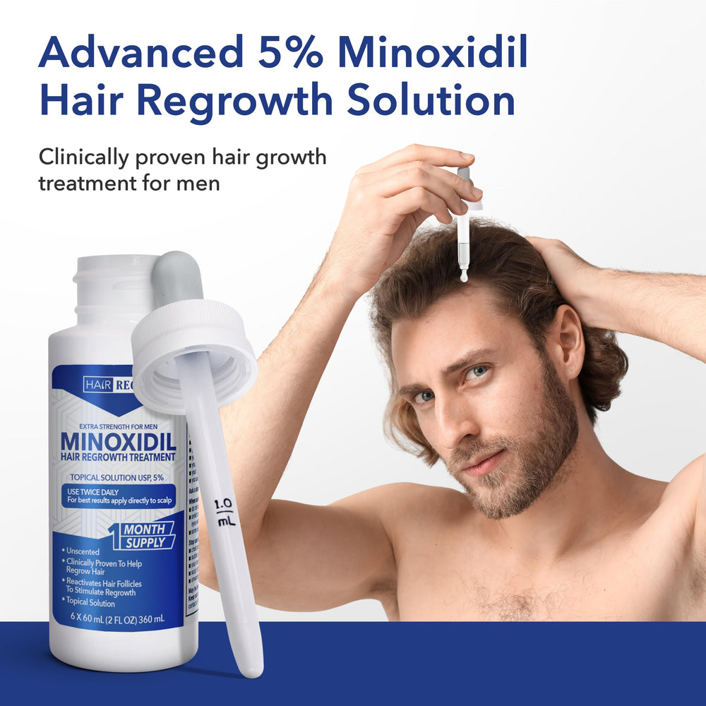 Hair Regen textura líquida demostrando absorción rápida
