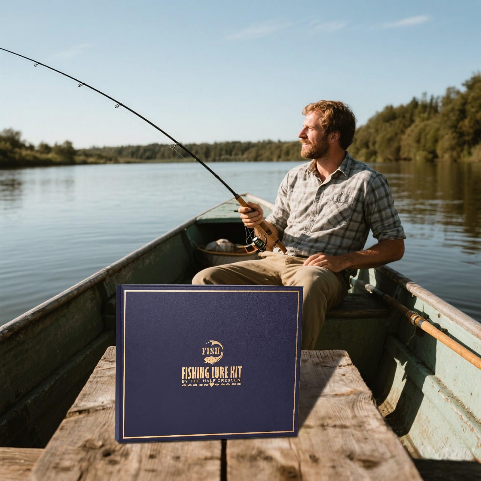 HALF CRESCEN escena de pesca costera con kit mostrando versatilidad