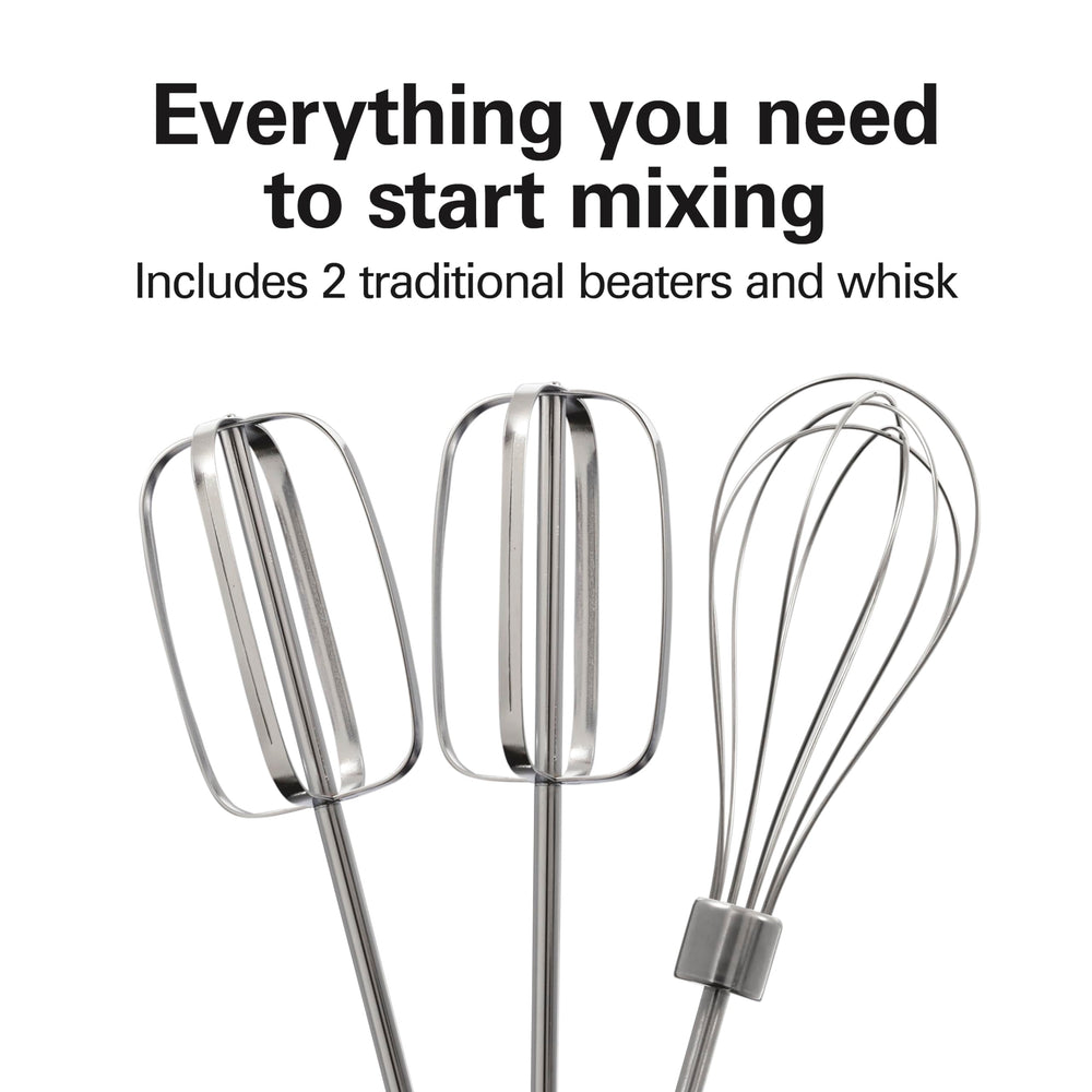 Hamilton Beach bowl rest in use stabilizing mixer and preventing countertop spills