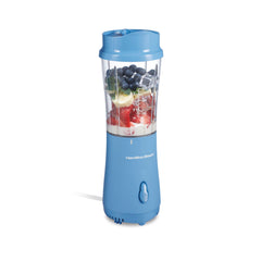 Hamilton Beach portable blender front view showing compact base and jar convenience