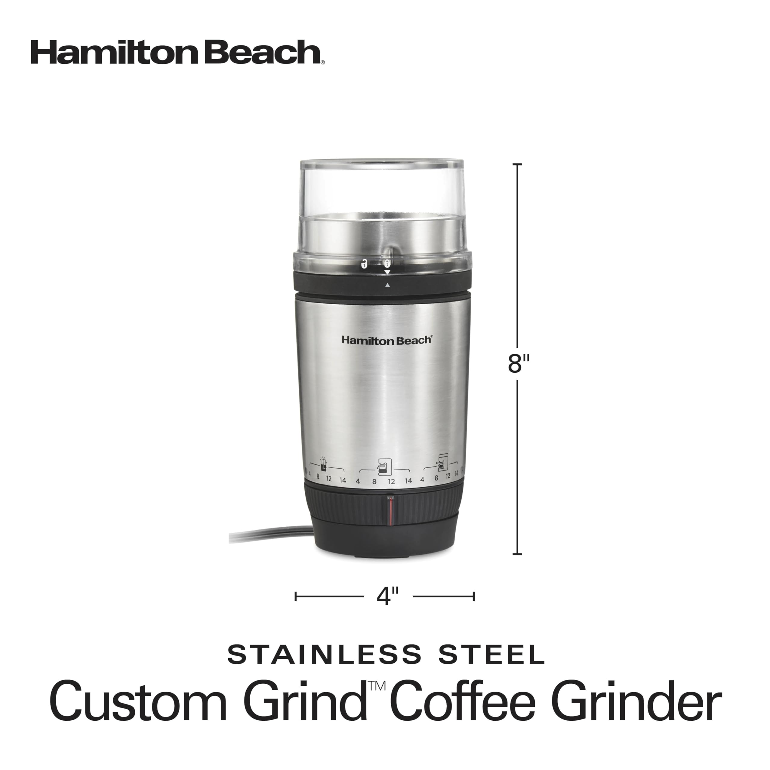 Hamilton Beach molinillo en cocina estilo vida para preparar café en casa