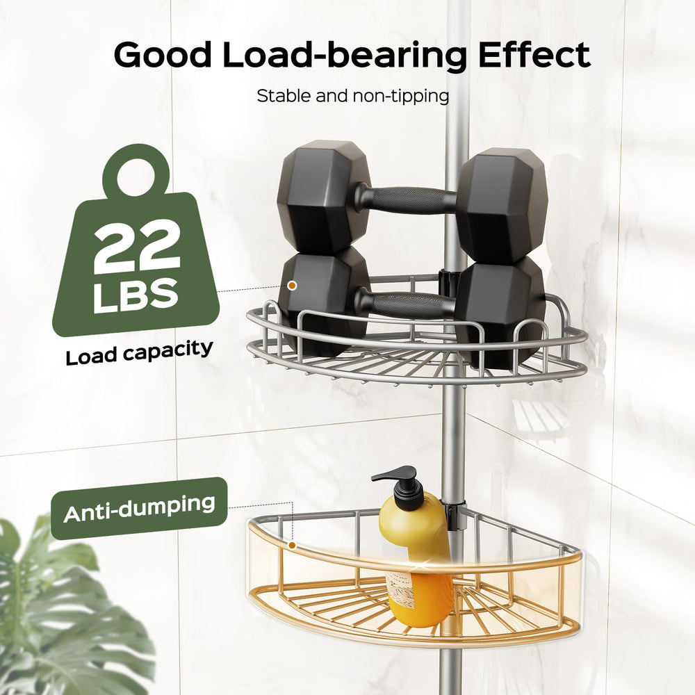 HAMITOR caddy next to common bottle shows size and capacity benefit