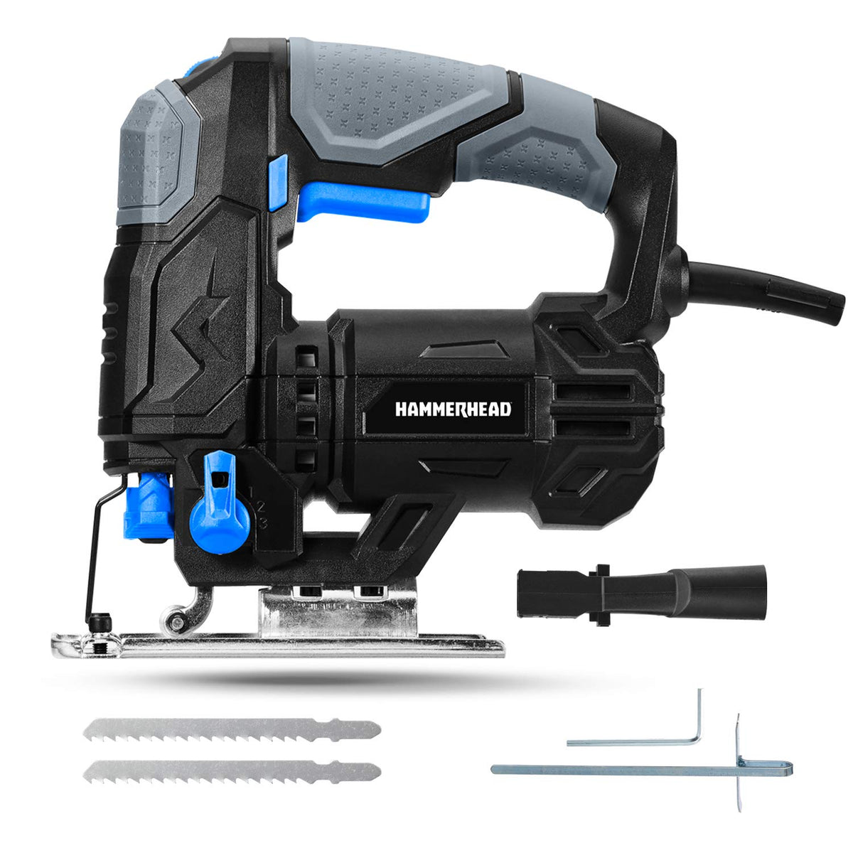 Hammerhead vista frontal herramienta potente y control cómoda