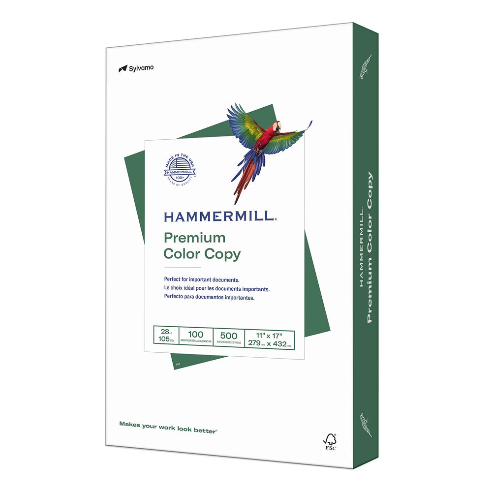 Hammermill front ream packaging showing brand and product clarity