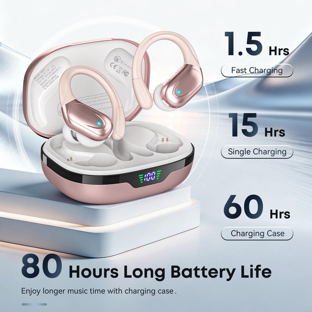 HAOYUYAN gancho flexible colocado en oreja, sujeción estable