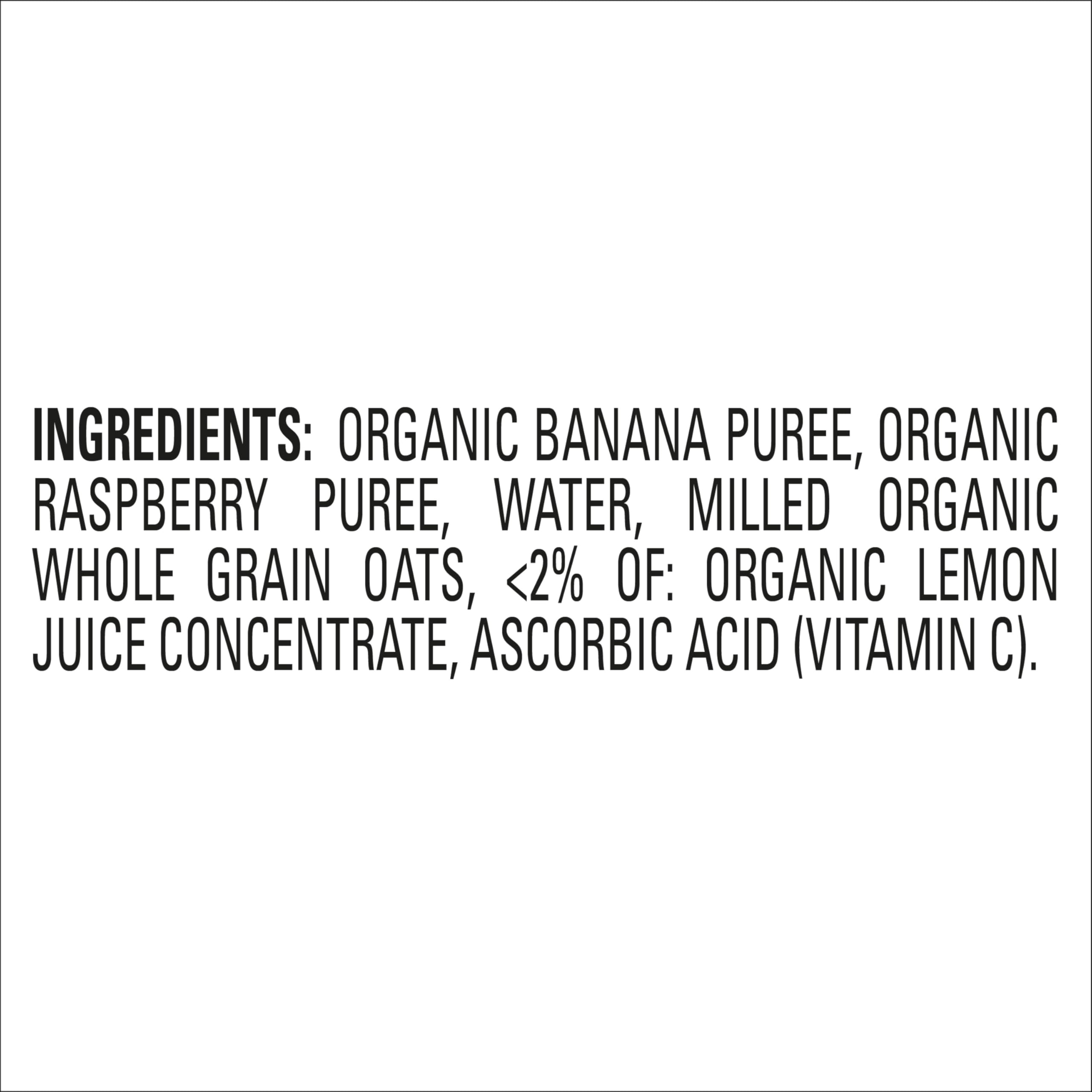 Happy Baby label and certifications emphasizing organic credibility