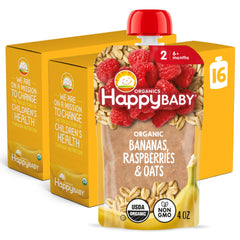 Happy Baby front packaging showing pouch design and benefits