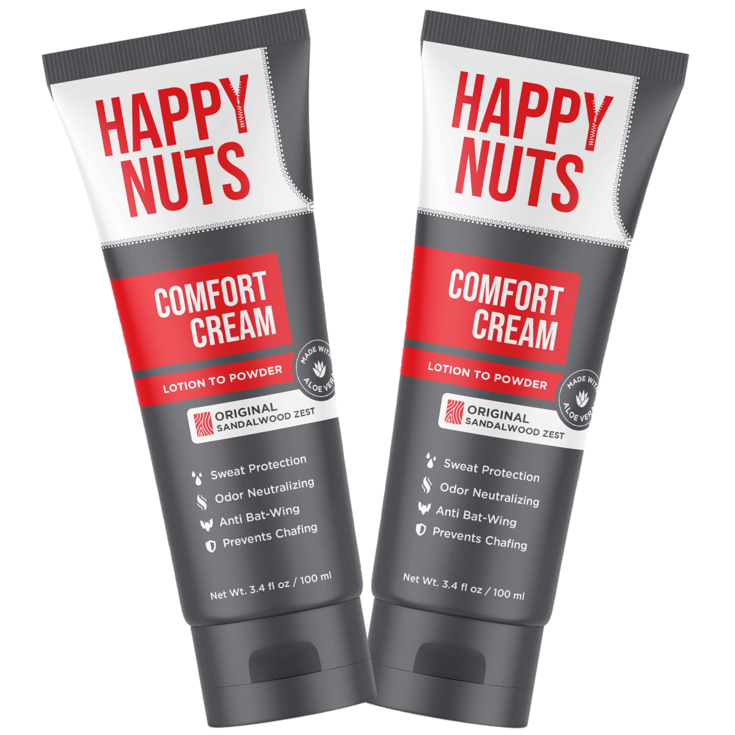 HAPPY NUTS frente del envase mostrando el pack doble y beneficios