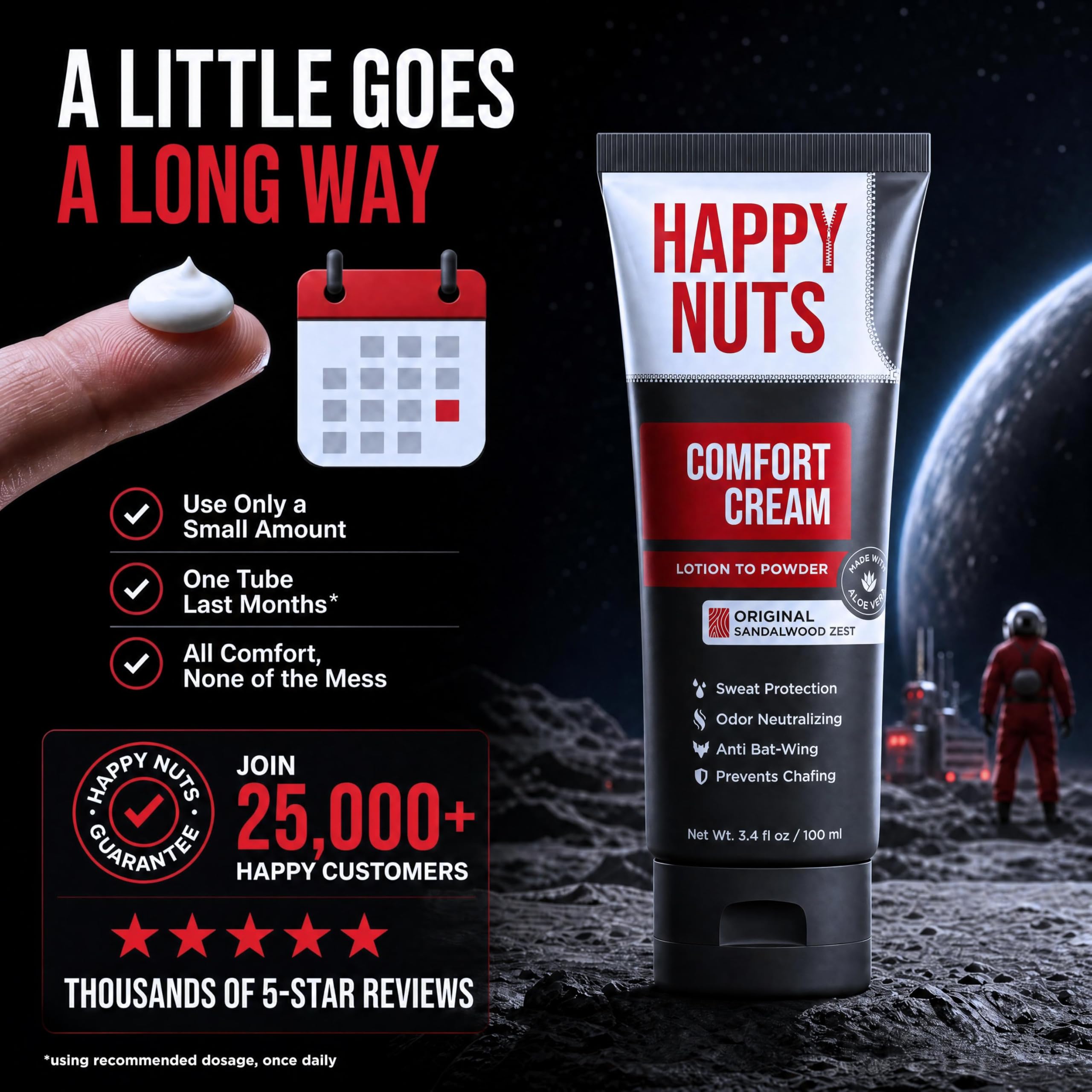 HAPPY NUTS ingredientes como coco y aloe que calman piel