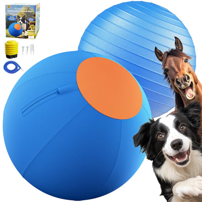 Happypaw pelota frontal mostrando su robustez y resistencia