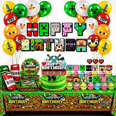HappySet paquete frontal del kit pixelado mostrando todos los elementos, inspiración inmediata