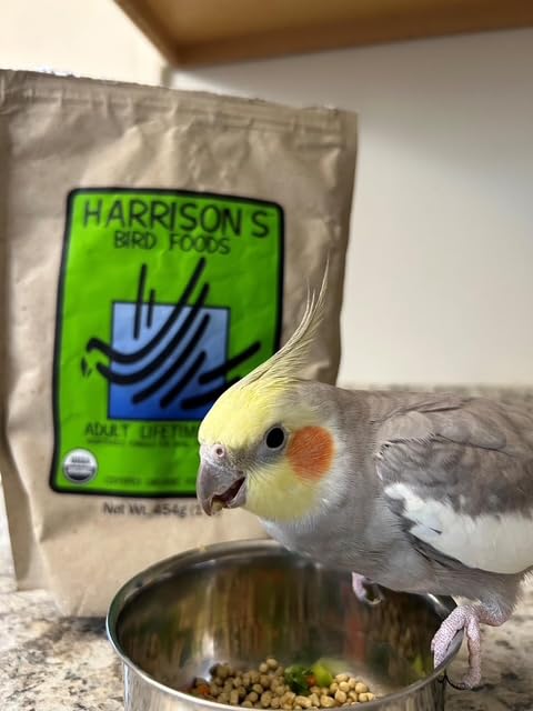 Harrison's Bird Foods textura de pellet fino que facilita consumo uniforme