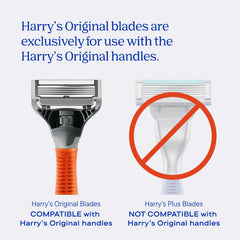 Harry's primer plano de las cinco hojas que proporcionan afeitado uniforme