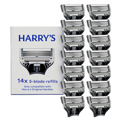 Harry's empaque frontal con 14 recambios, suministro prolongado