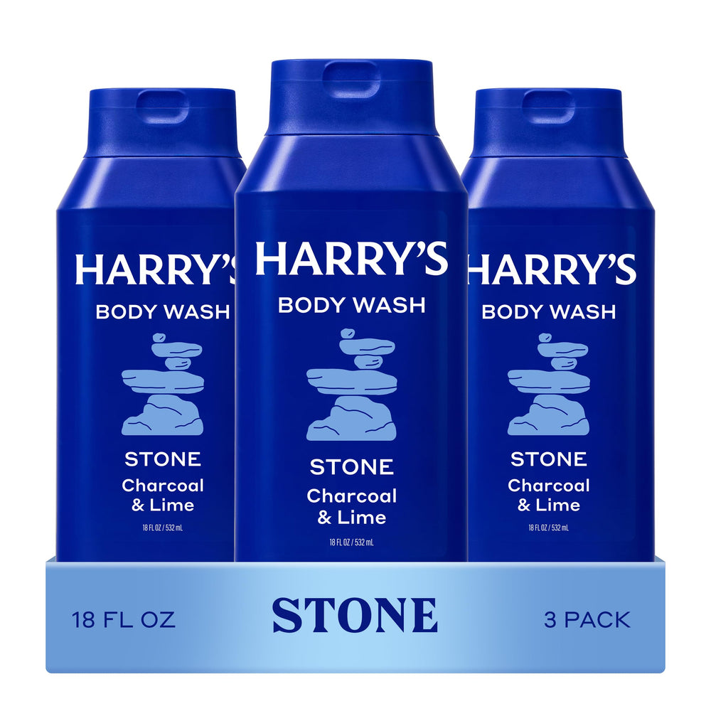 Harry's vista frontal del envase con diseño claro y lectura fácil