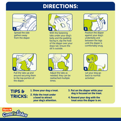 Hartz diaper in travel scene showing convenience and clean protection on-the-go