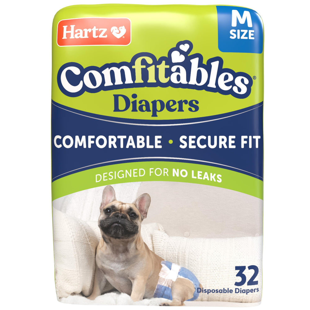 Hartz front packaging showing denim design and 32-count convenience