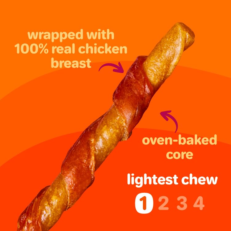 Hartz Oinkies foco en pechuga de pollo real como ingrediente principal