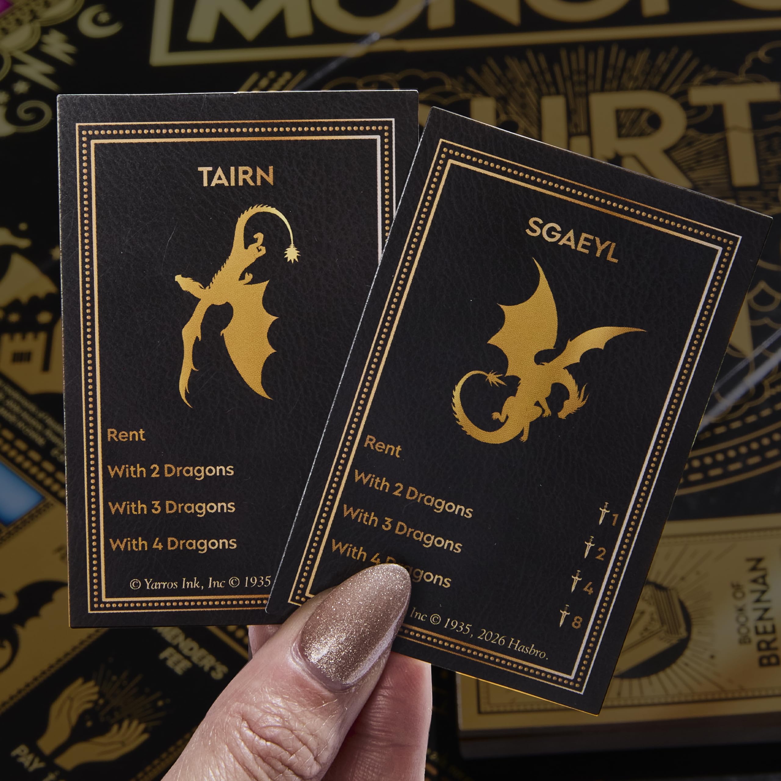 Hasbro Gaming cartas Dragon Rider’s Codex y Book of Brennan, acciones temáticas