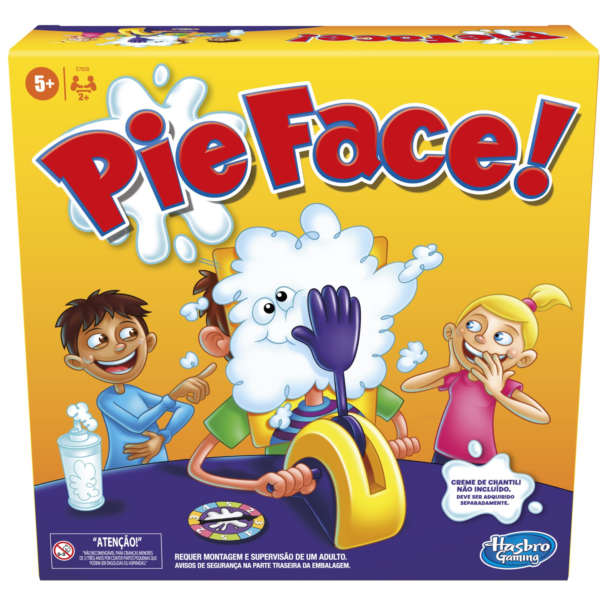 Hasbro Gaming vista frontal del juego mostrando caja y colores, invita a jugar