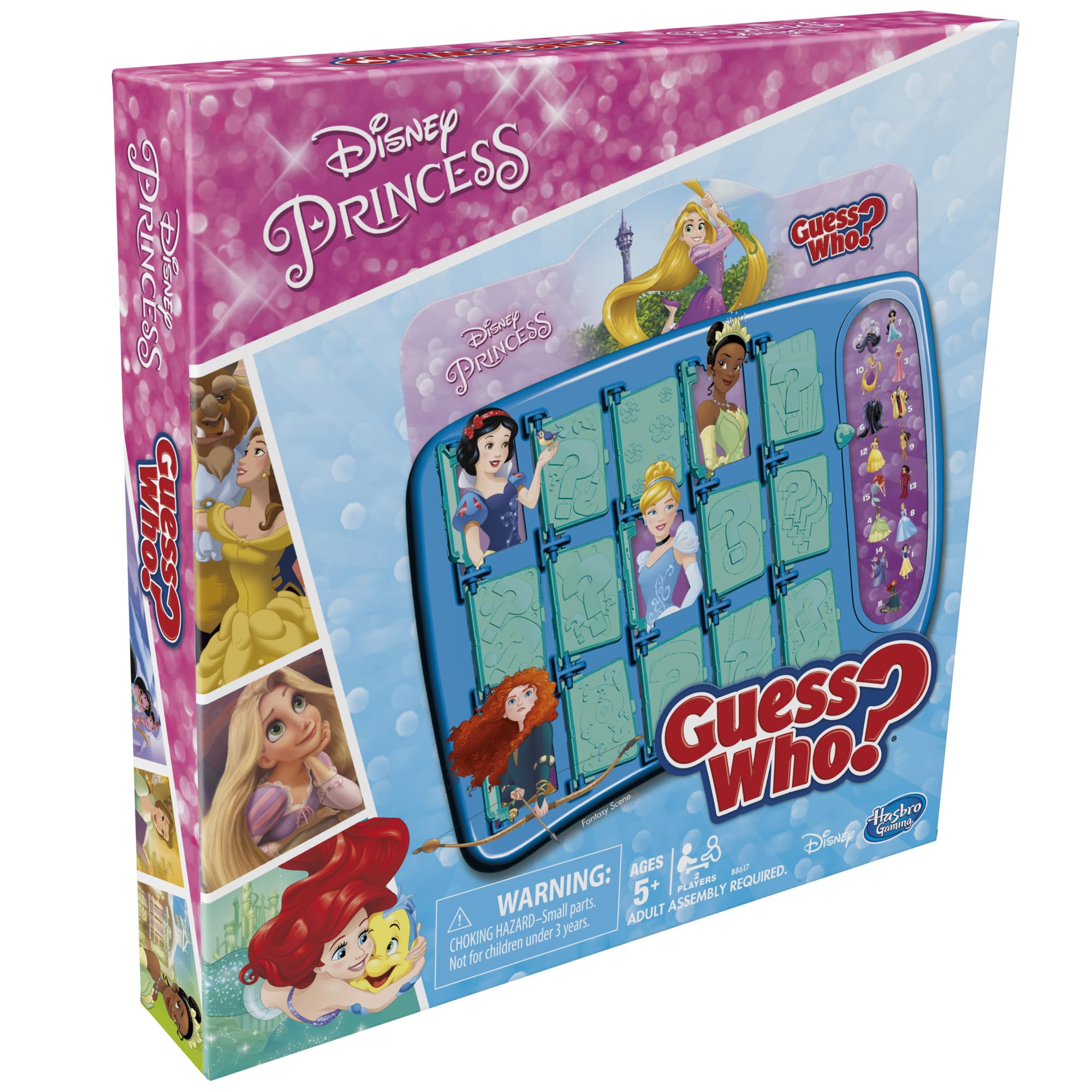 Hasbro Gaming primer plano de las cartas mostrando ilustraciones claras y colores vivos