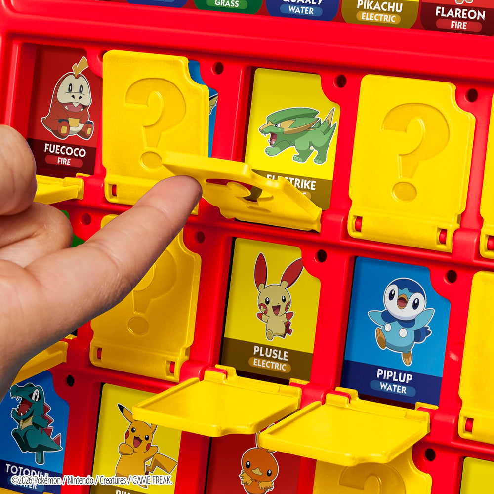 Hasbro Gaming detalle de Pikachu en la lámina que facilita reconocimiento