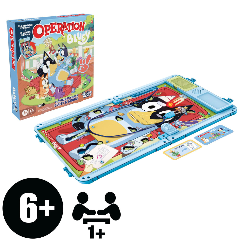 Hasbro tablero abierto con cavidades temáticas y diversión visible