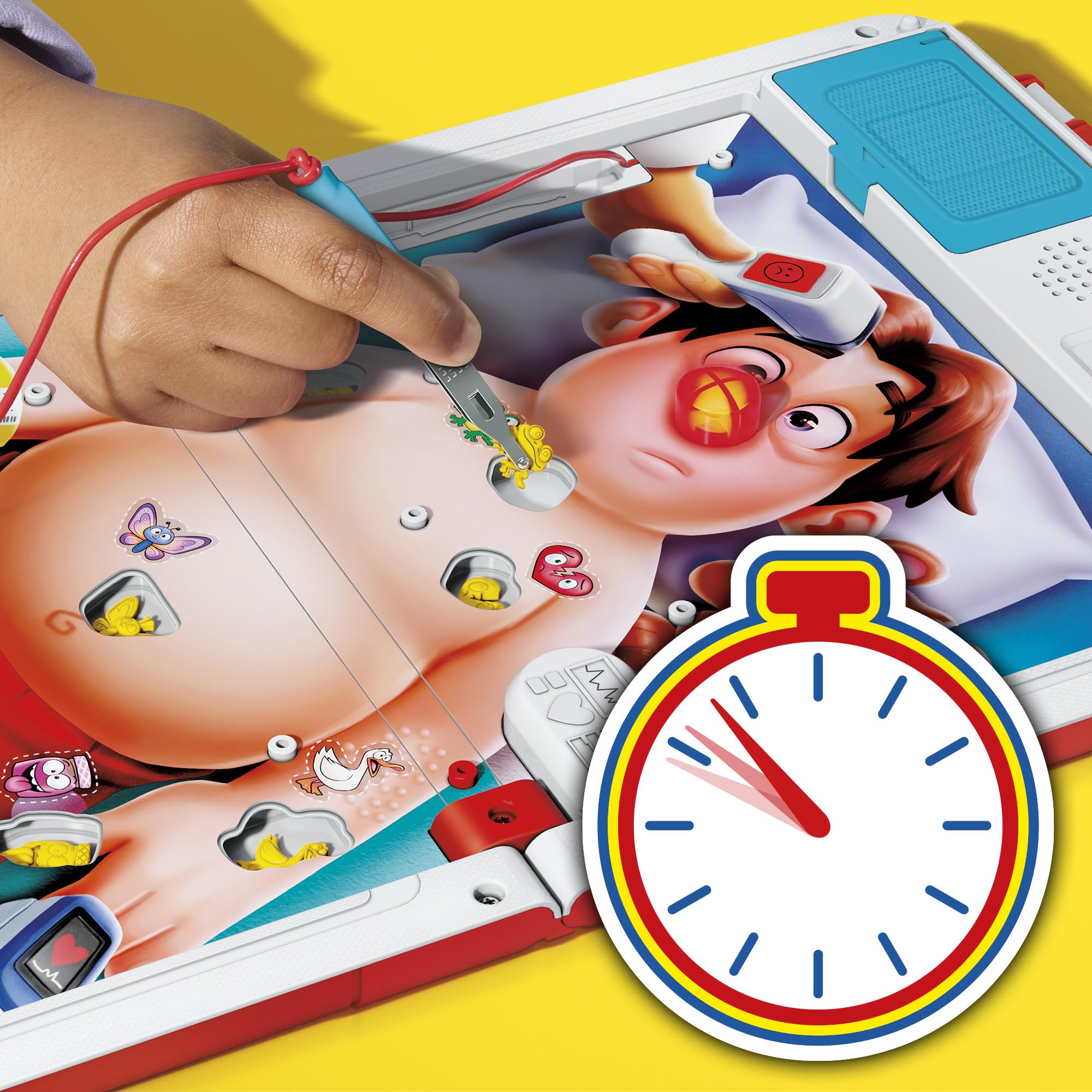 Hasbro Operation cartas de instrucciones que guían el modo Hospital