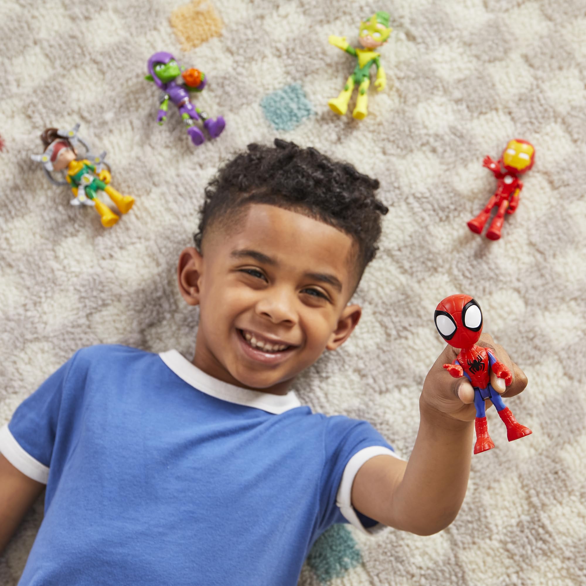 Hasbro primer plano de Green Goblin destacando diseño reconocible