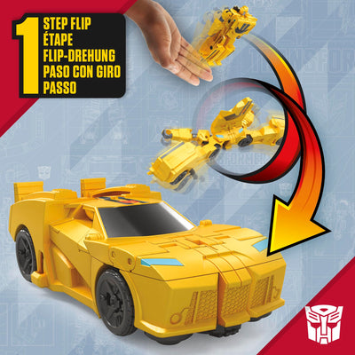 Hasbro Bumblebee vehicle close-up showing sporty car detail for play scenes
