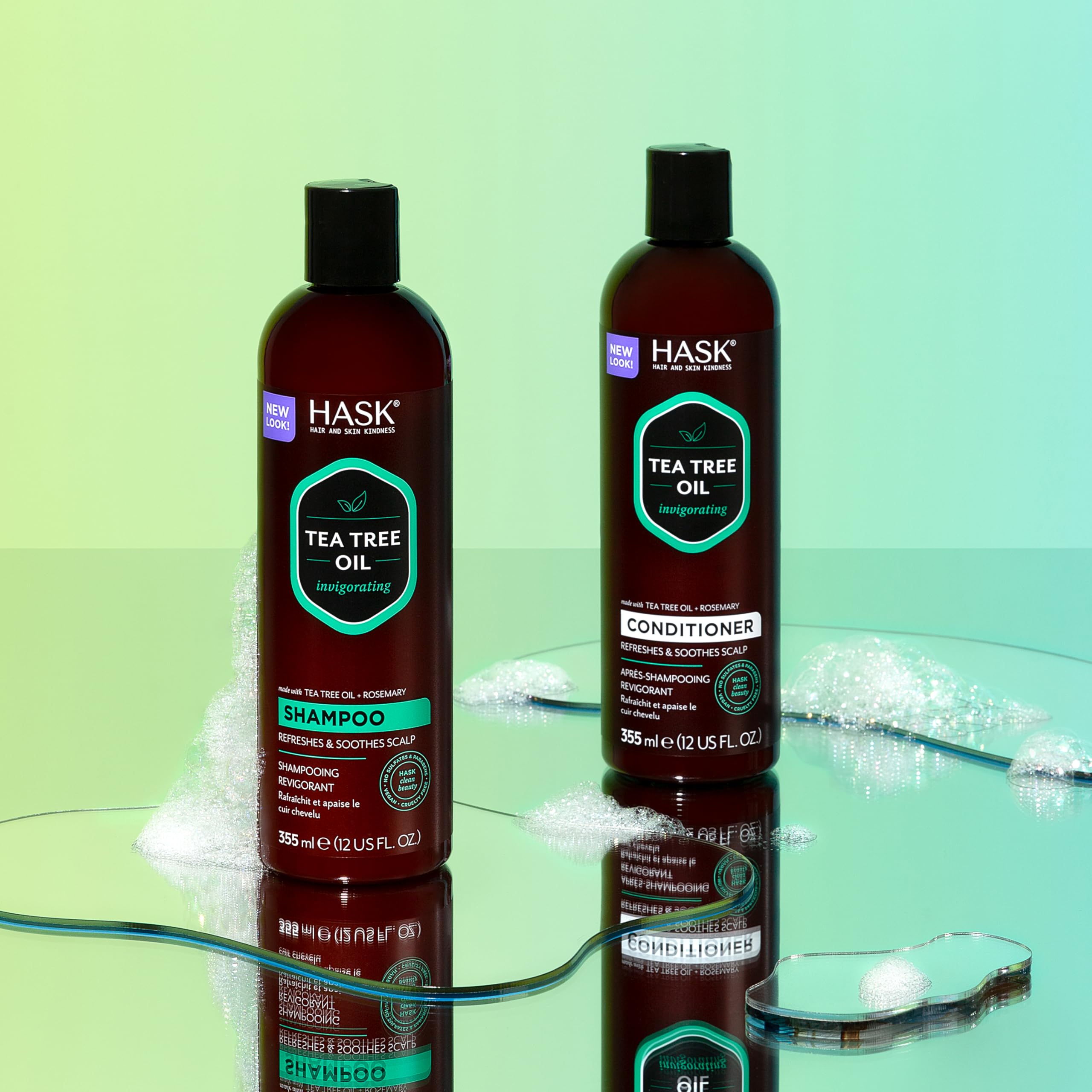 HASK ambientación de baño con producto para estilo y aroma aromaterapéutico