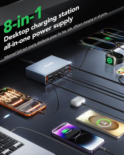 HATALKIN close-up of GaN component highlighting efficient fast-charging performance