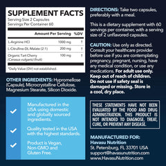 HAVASU NUTRITION cápsulas apiladas detalle fácil de ingerir