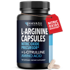 HAVASU NUTRITION envase frontal claro muestra beneficios veganos