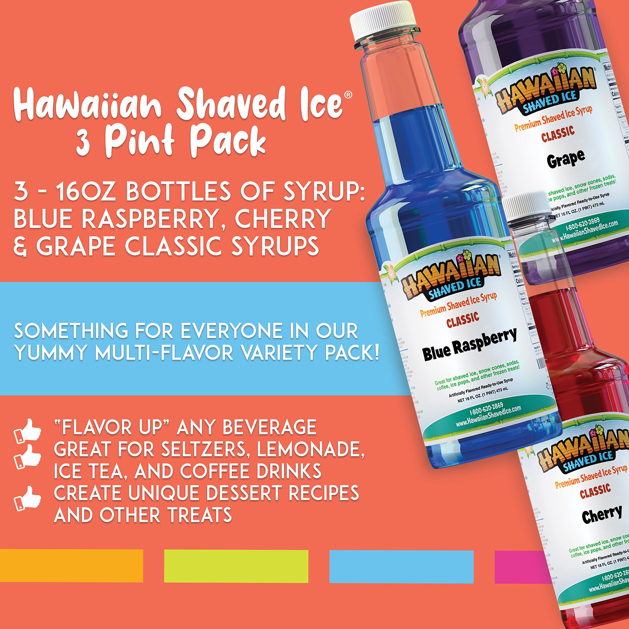 Hawaiian Shaved Ice tapones de las botellas cerrados para conservación segura