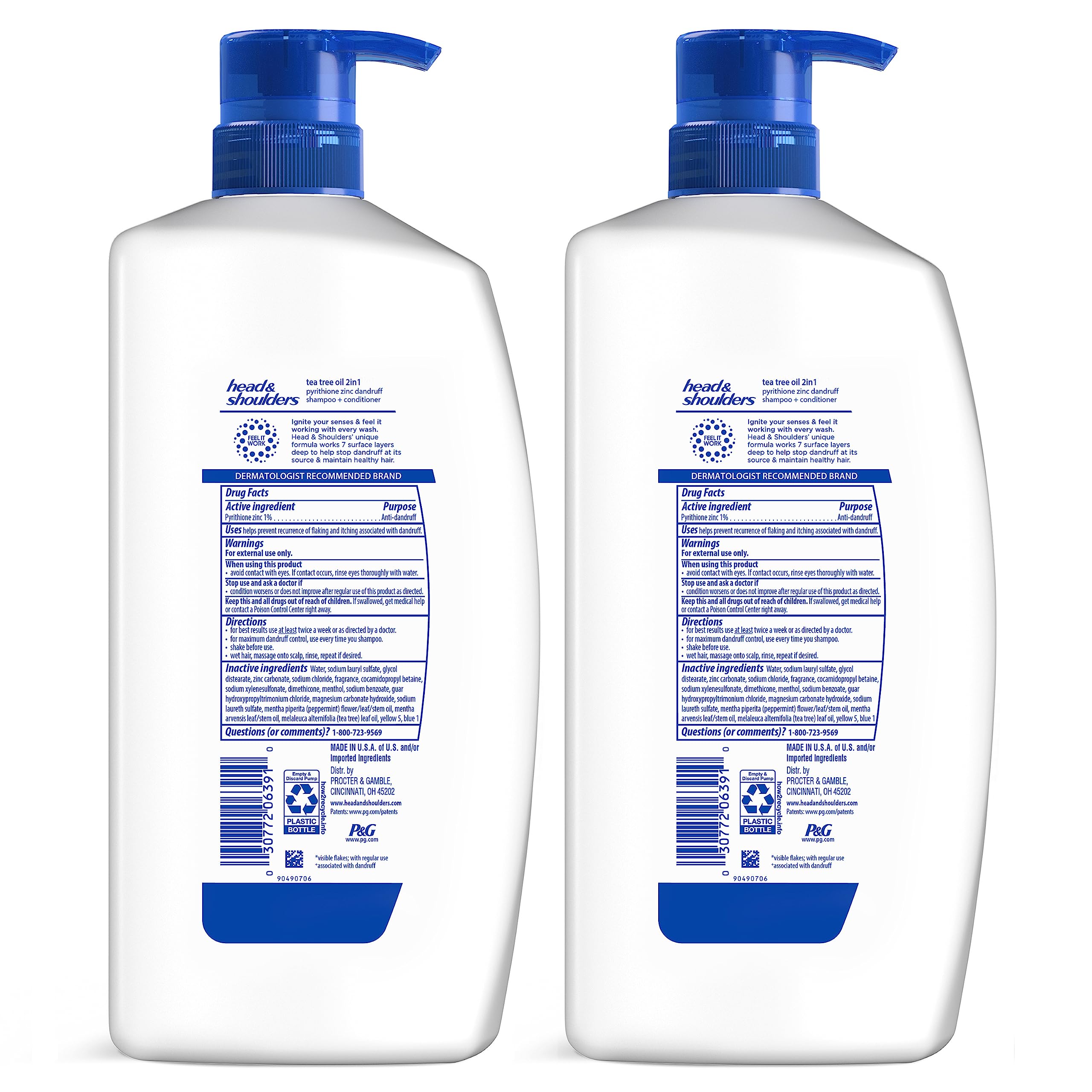 Head & Shoulders cabello limpio sin escamas mostrando resultado visible